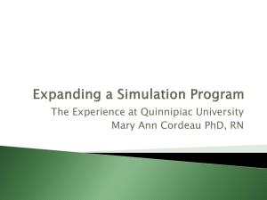 Expanding a Simulation Program