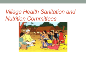 VHSNC Guidelines - Community Action for Health