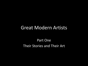 Great Modern Artists - Trimble County Schools