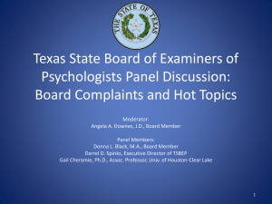 Handout 1 - Texas Association of School Psychologists