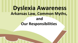 Supporting Students with Dyslexia