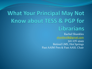 What Your Principal May Not Know about TESS