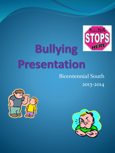 Bullying 2013-2014 - Glendale Elementary School District