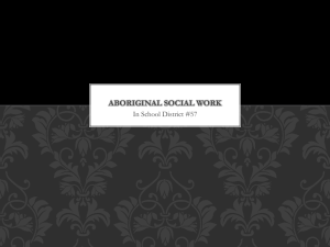 Social Work - School District No. 57