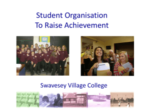 Zone 9 - Student Organisation to Raise Achievement