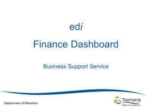 edi Finance Dashboard TSAA Conference Presentation 5 Sept 2014