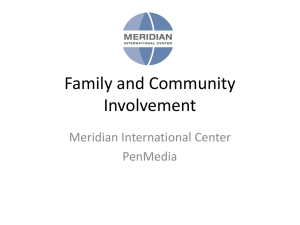 Family and Community Involvement