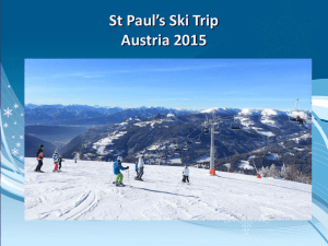Ski trip information evening presentation 2015 (II)