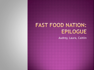 Fast Food Nation: Epilogue