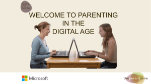 Microsoft Parenting in the Digital age