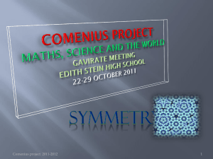 comenius project maths, science and the world gavirate meeting