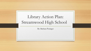 Action Plan: Streamwood High School - Barbara Posinger