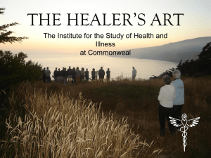 Healer`s Art Powerpoint Presentation