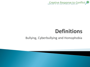 Definitions, Cyberbullying Quiz & Read-Arounds - crc