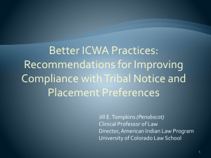 ICWA BASICS IN COLORADO