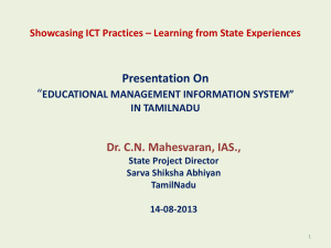 Presentation - ICT @ Schools