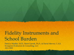 Fidelity Instruments and School Burden