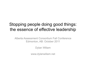 Breakout session at Alberta Assessment Consortium Fall Conference