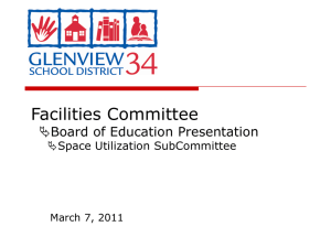 Facilities Committee Presentation Feb 22, 2009