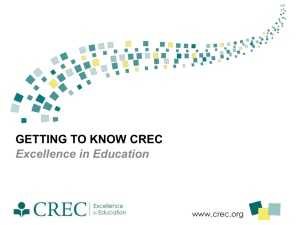 CREC Overview Presentation - Capitol Region Education Council