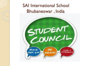 Student Council SAI International School