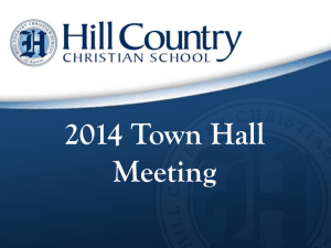 Development Committee Chair - Hill Country Christian School