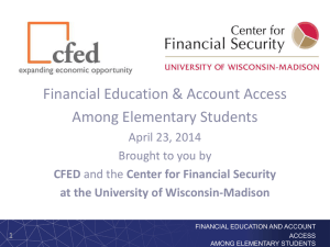 Students - Center for Financial Security