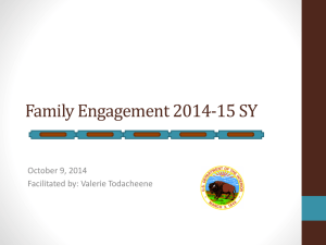 Family Engagement Training October 9, 2014