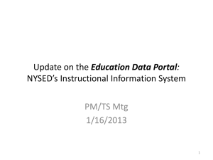 Links to RFPs for the Education Data Portal