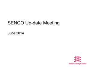 SENCO Up-date Meetings Presentation