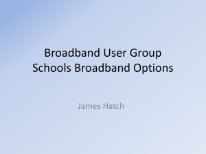 Schools Broadband Options