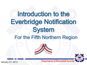 Everbridge for Members - PPT