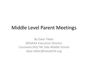 What Parent Meetings Should Look Like at the Middle