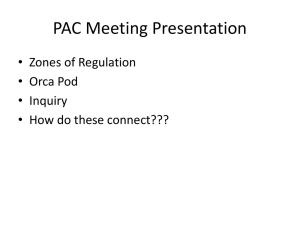 PAC Meeting Oct. 8, 2013