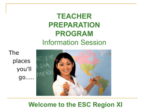 Welcome To ESC Region XI