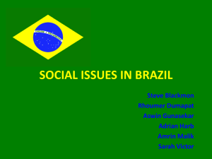 SOCIAL ISSUES IN BRAZIL