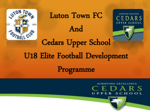 Luton Town FC Elite Development Programme