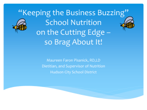 Keeping the Business Buzzing - Lorain County General Health District