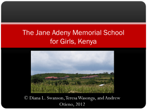 Jane Adeny Memorial School - Northern Illinois University