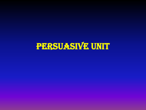 Persuasive Unit