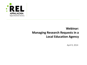 Managing Research Requests in a Local