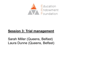 Session 3 - Trial management pptx
