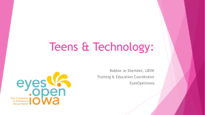 Teens & Technology: The Basics - Family Planning Council of Iowa