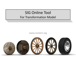 SIG Online Tool PPT (Strands) - Center on Innovation and