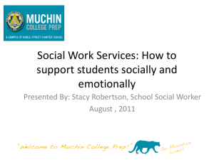 Social Work Services PD