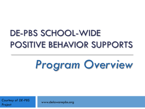 DE-PBS Overview Presentation