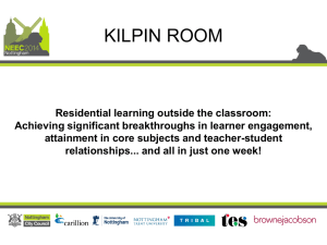 Residential learning outside the classroom