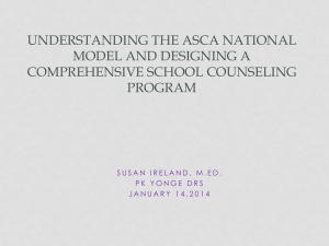 ASCA National Model PowerPoint