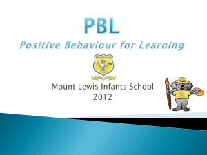 PBL Parents - Mount Lewis Infants School
