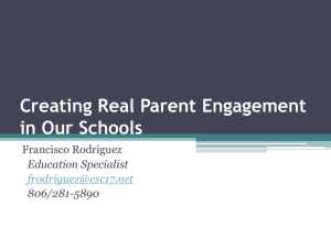Creating Real Parent Engagement in Our Schools